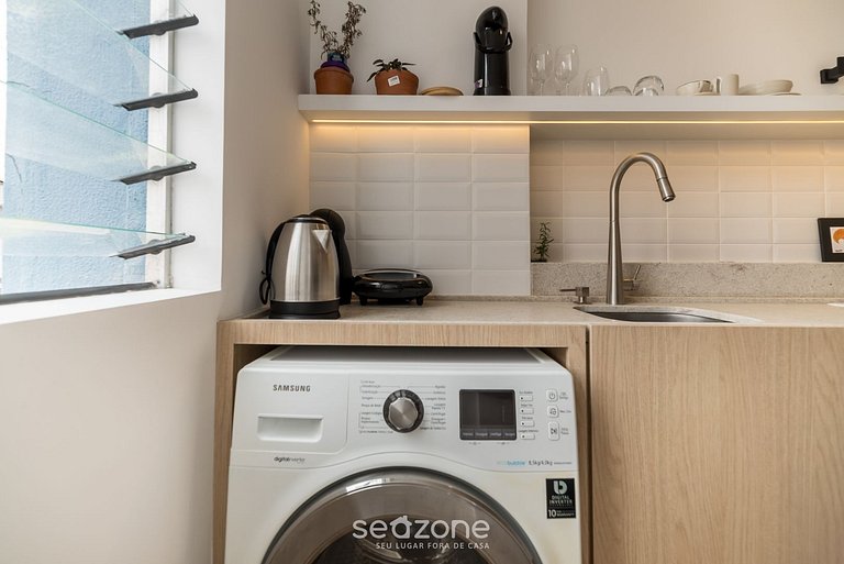 Studio Charmoso Próx ao Beira-mar Norte - EVA0301