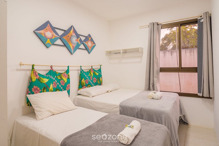 Apto cómodo c/piscina cerca de la playa VRL0002