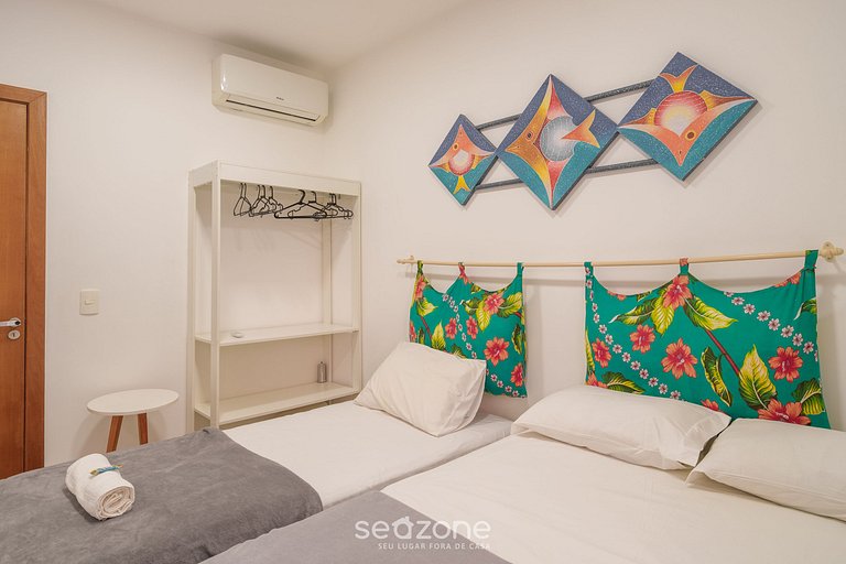 Apto cómodo c/piscina cerca de la playa VRL0002