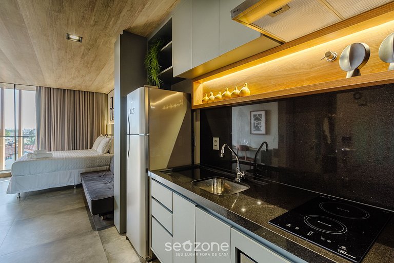 Estúdio elegante com Vista Mar Lateral - NWT0420