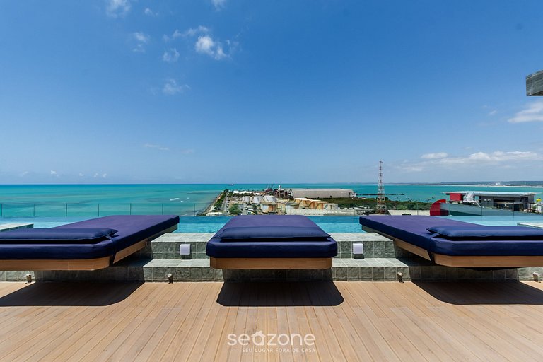 Elegante estudio con vista lateral al mar NWT0907