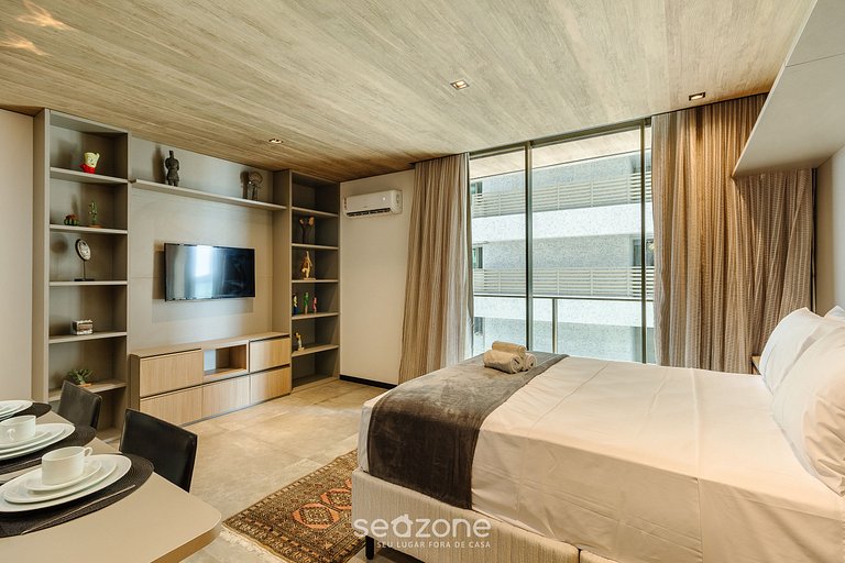 Hermoso Estudio con Vista Lateral al Mar NWT0505