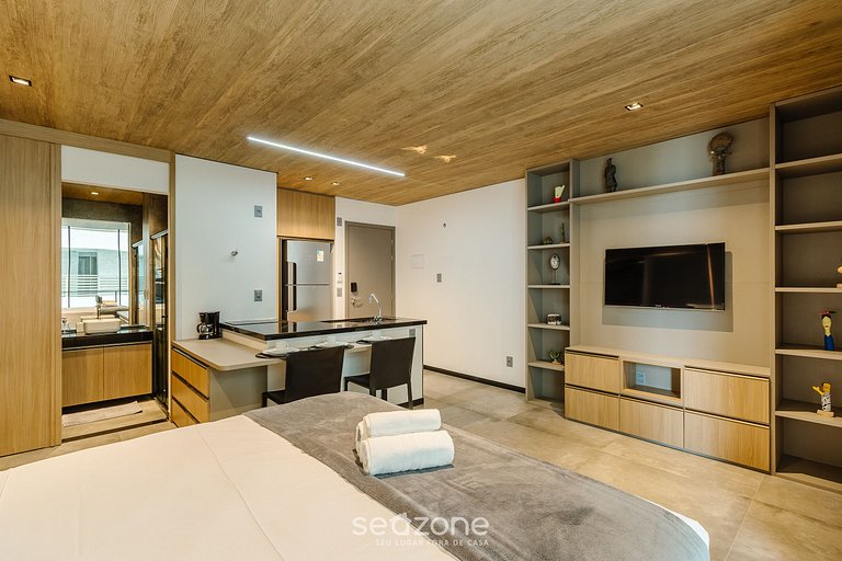 Lindo Estúdio c/ Vista Mar Lateral NWT0505