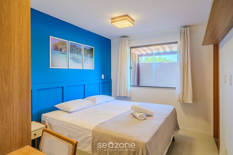 Apt c/ Piscina e 2 Suítes em Guarajuba TRA0014