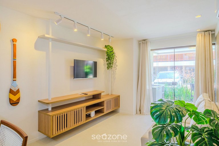 Apt c/ Piscina e 2 Suítes em Guarajuba TRA0014