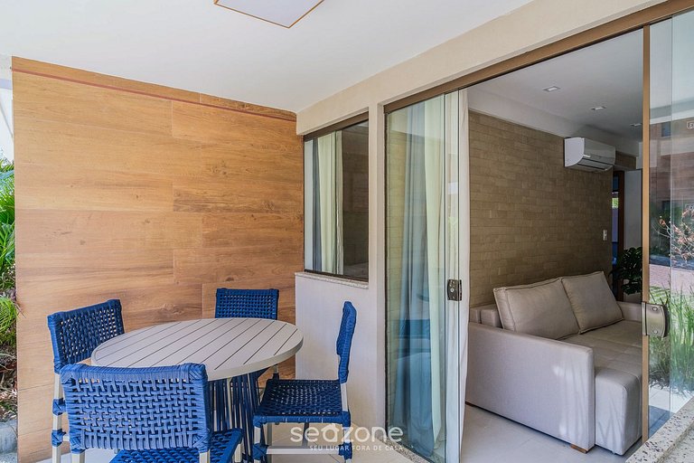 Apt c/ Piscina e 2 Suítes em Guarajuba TRA0014