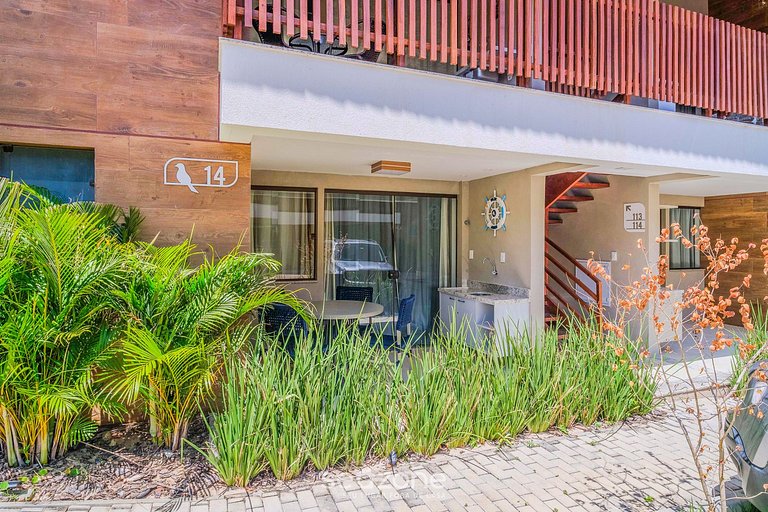 Apt c/ Piscina e 2 Suítes em Guarajuba TRA0014