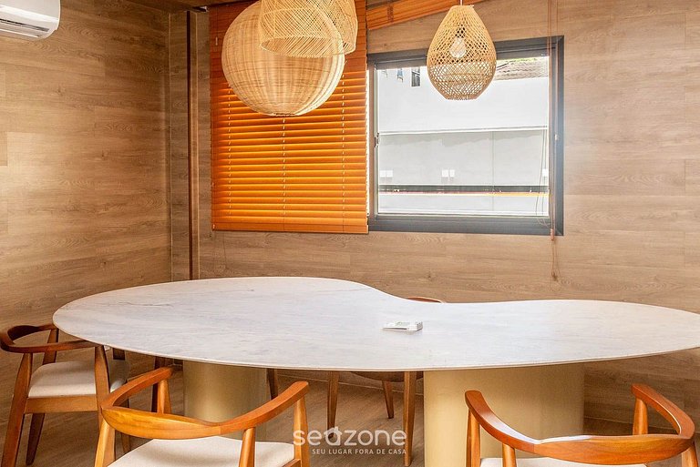 Apto com piscina a 350m da praia da barra BLB1502