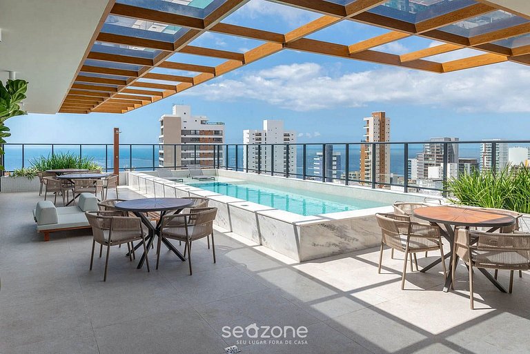 Apartamento c/ piscina en Barra - Salvador BLB1004