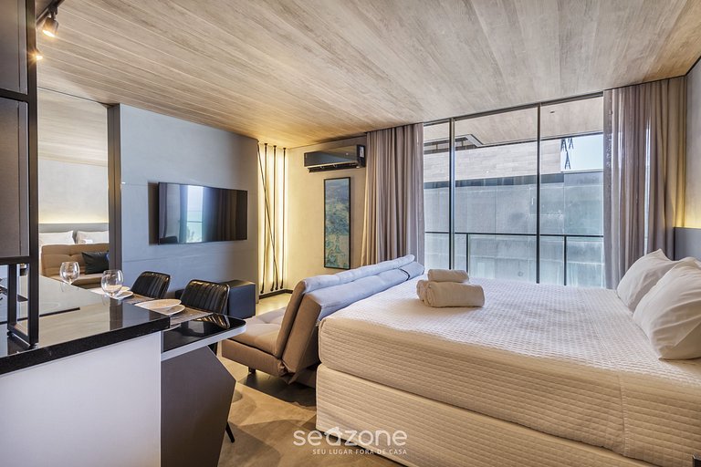 Hermoso estudio con vista lateral al mar - NWT0509