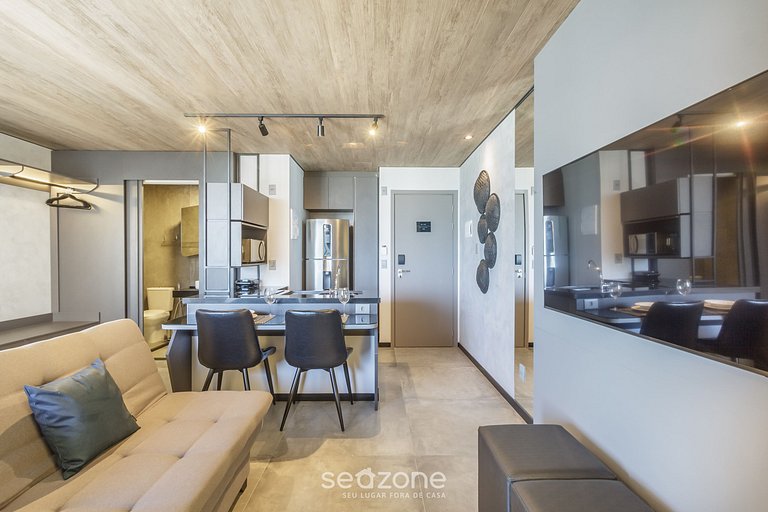 Hermoso estudio con vista lateral al mar - NWT0509