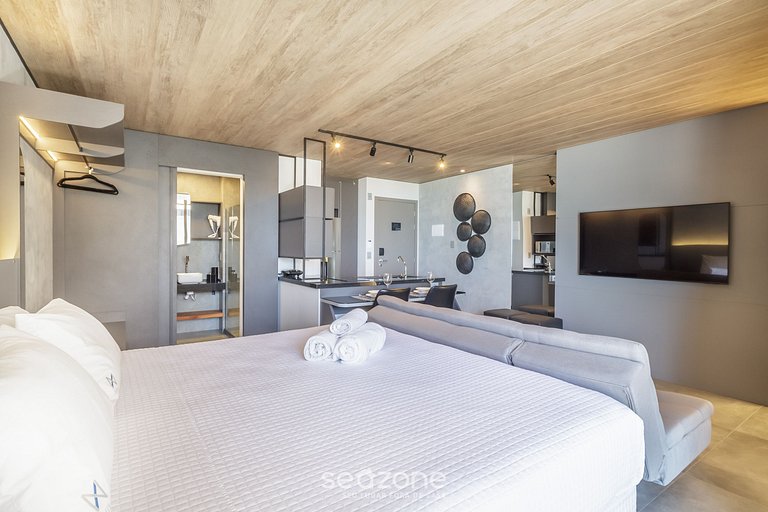 Hermoso estudio con vista lateral al mar - NWT0509