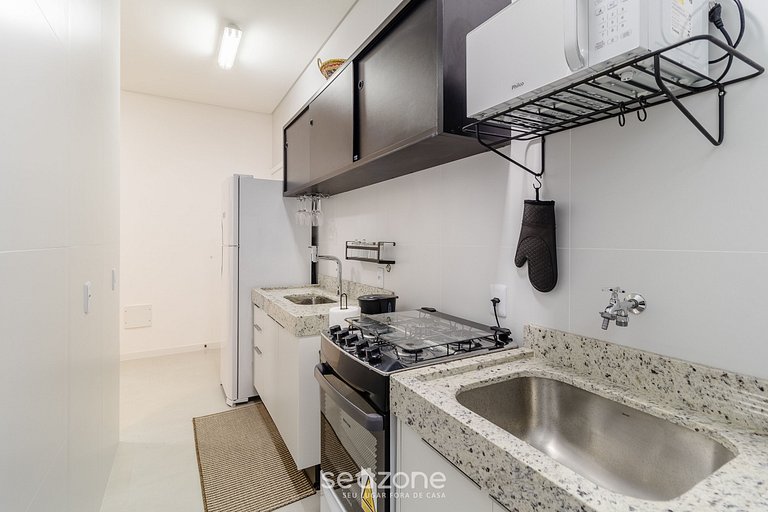 Apto c/ churrasqueira 280m da Praia RSC0102