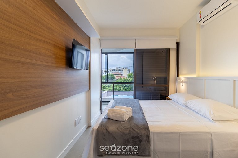 Apartamento Charmoso com Churrasqueira POR0101