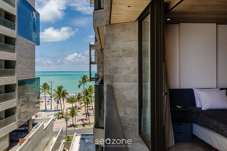 Estúdio na Orla c/ Piscina e Sauna NWT0903