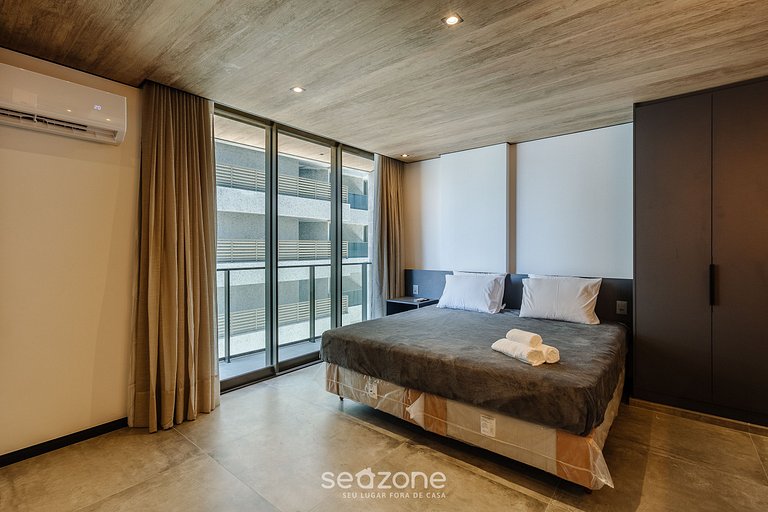 Estudio frente al mar con piscina y sauna NWT0903