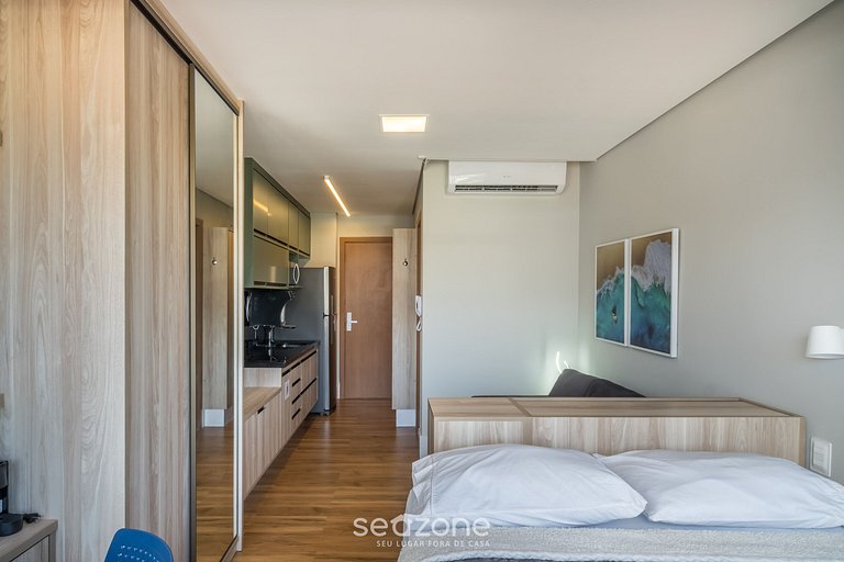 Studio equipado cerca de playa Salvador-BA BPM0807