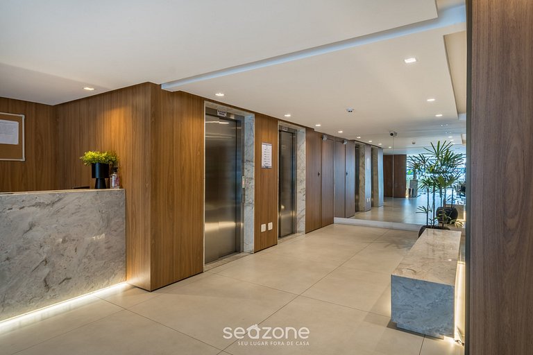 Studio em cond. c/ piscina a 220m da Praia BPM0808