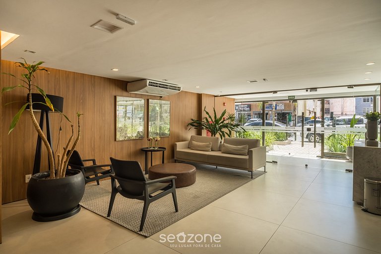 Studio a 220 m del mar, condo. c/ piscina BPM0909