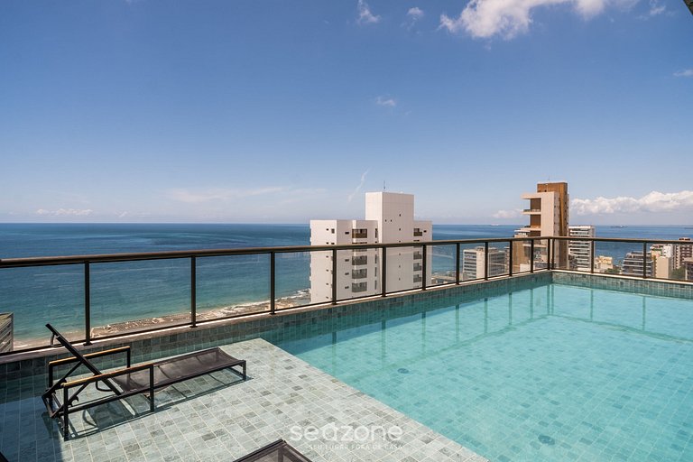 Studio en cond. c/ piscina a 220 m del mar BPM0808