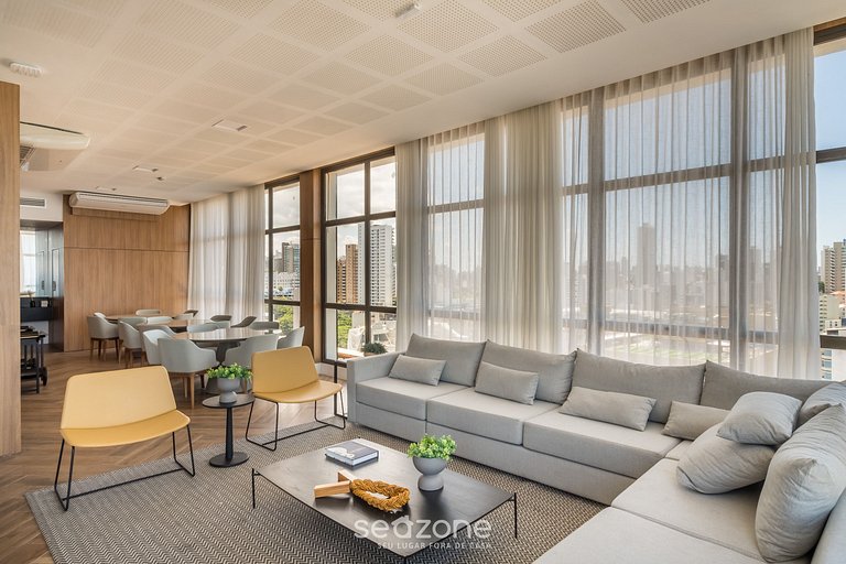 Studio em cond. c/ piscina a 220m da Praia BPM0808