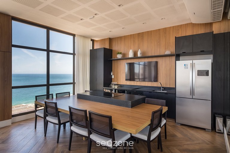 Studio a 220 m del mar, condo. c/ piscina BPM0909