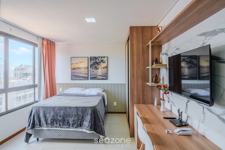 Studio Moderno a 220m da Praia do Farol BPM1309