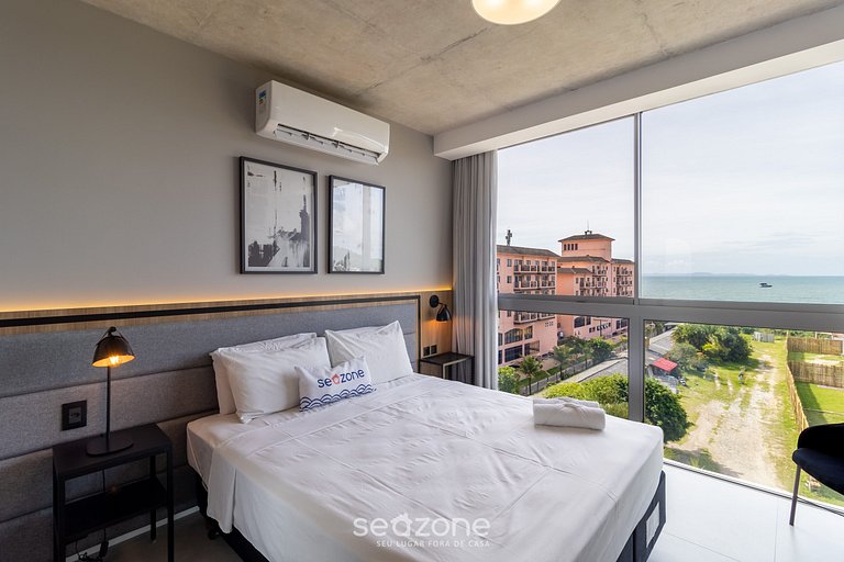 Estudio Sofisticado frente mar en Jurerê SPJ0502