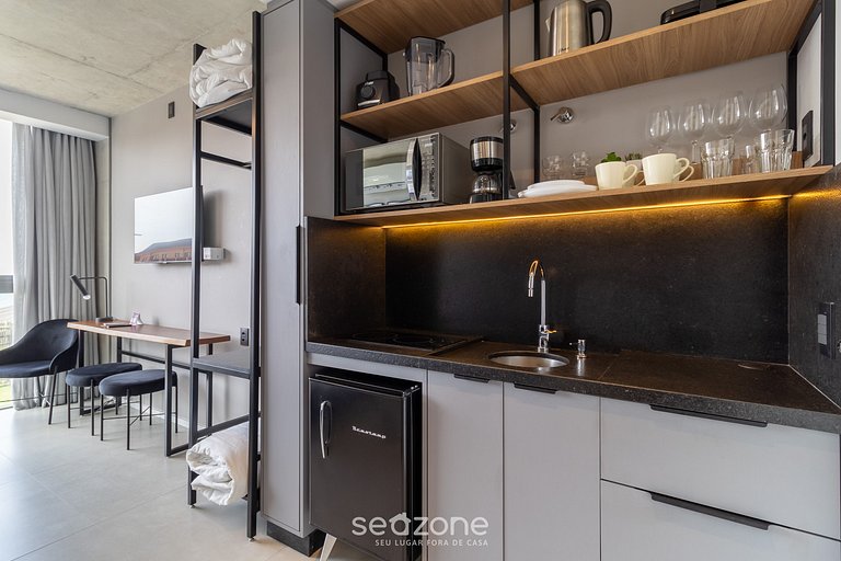 Estudio Sofisticado frente mar en Jurerê SPJ0502