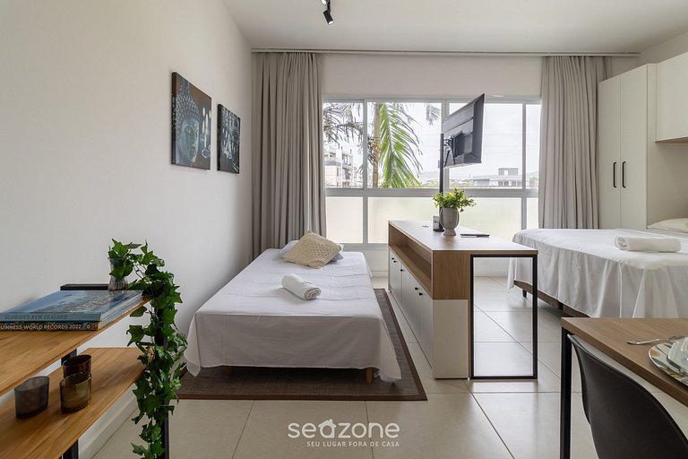 Studio Maravilhoso 350m da praia CDN101