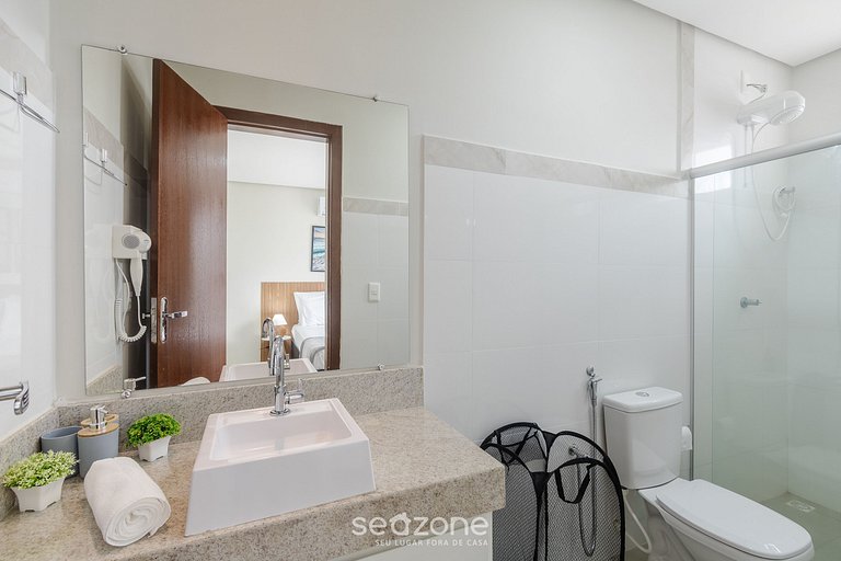 Apto agradável a 800m da Praia do Mutá RFM0027