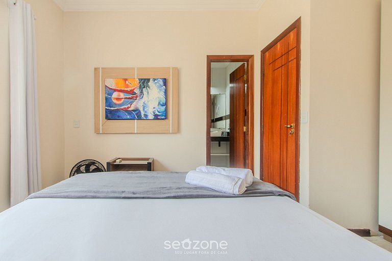 Apto c/ piscina e churrasqueira na Praia GIU0003