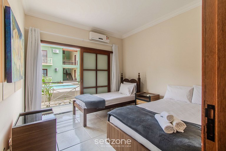 Apto con piscina y parrilla en la playa GIU0003