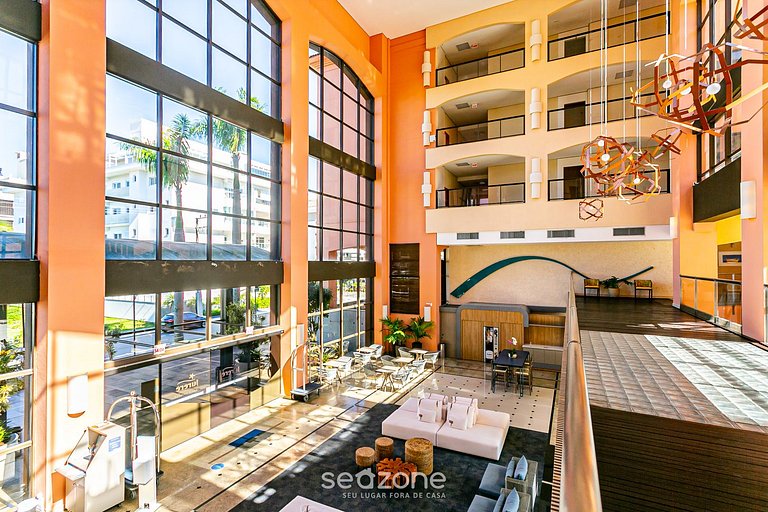 Suite con hermosa vista al mar/piscina Jurerê JBV248