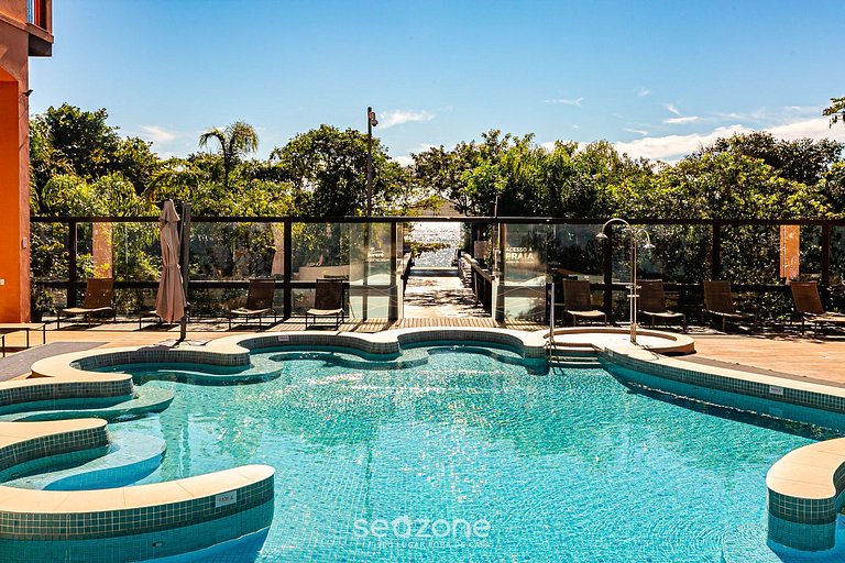 Apartamento em Jurerê resort luxo vista mar JBV122 Seazone