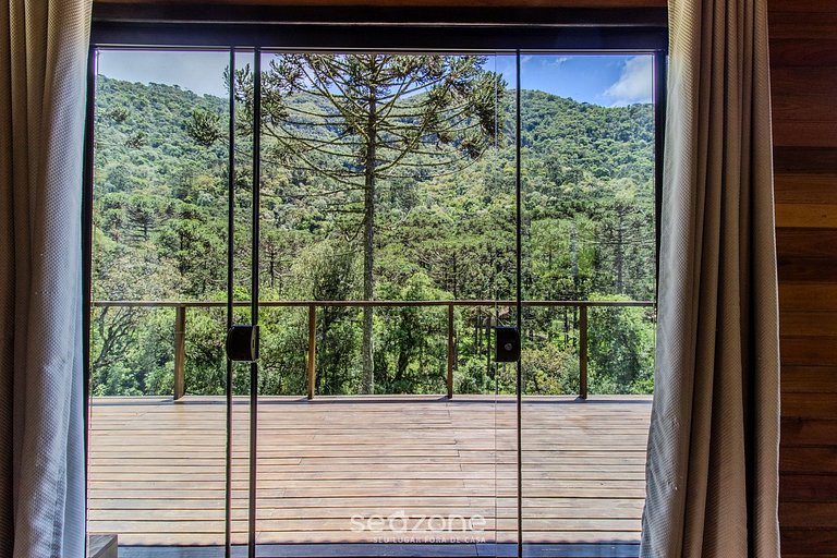 Acogedora cabaña con chimenea Urubici-SC EGC001