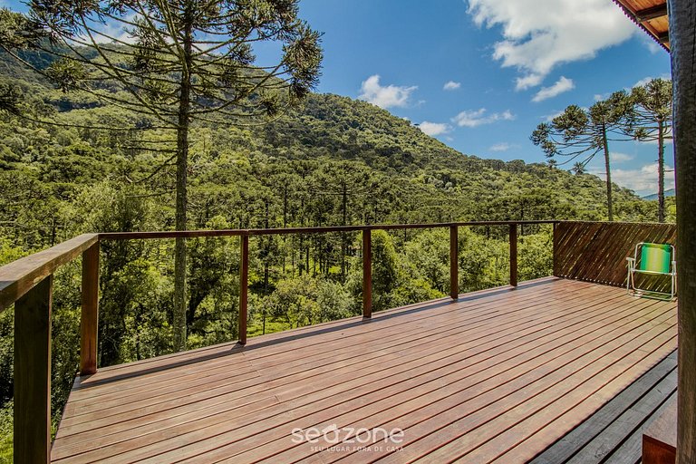 Acogedora cabaña con chimenea Urubici-SC EGC001