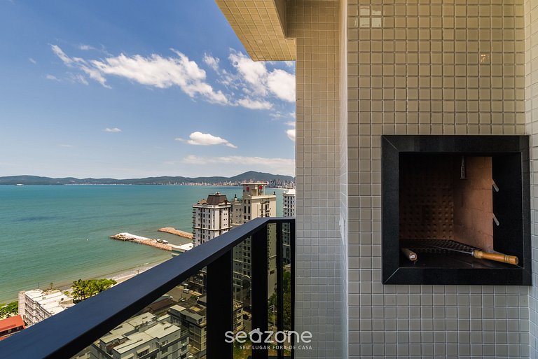 Apartamento com vista para o mar a 280 metros da praia MHF20