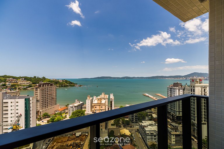 Apto vista mar c/ piscina 280m da praia MHF2002