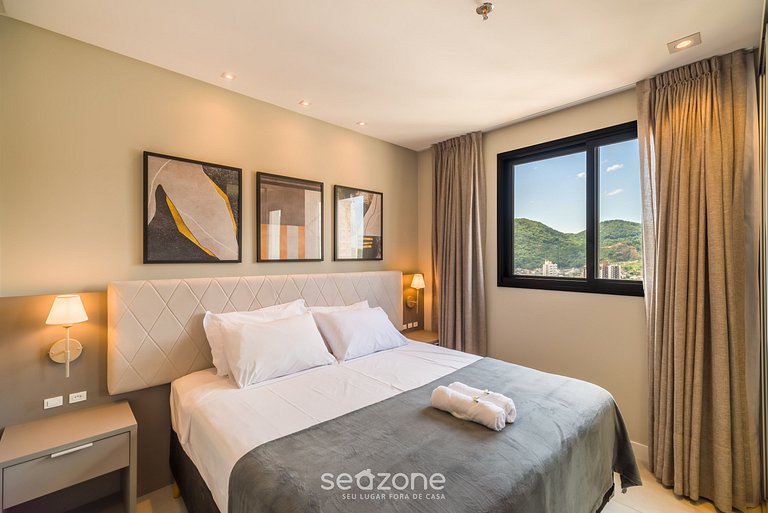 Apto vista mar c/ piscina 280m da praia MHF2002