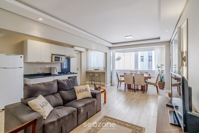 Apartamento a 200m do mar c/ 2 qts BC EBC0603