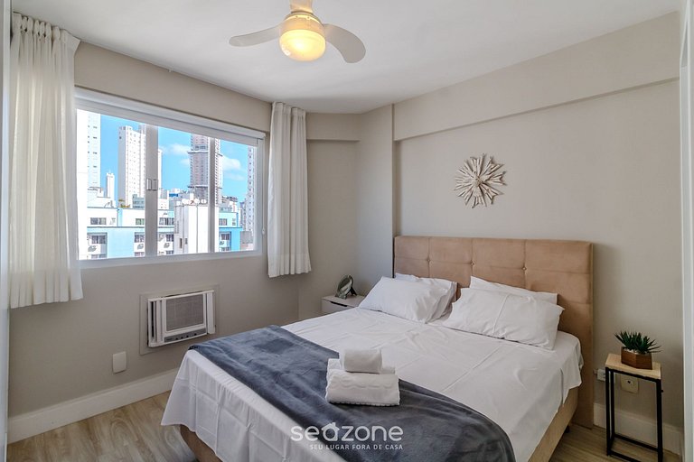 Apartamento a 200m do mar c/ 2 qts BC EBC0603