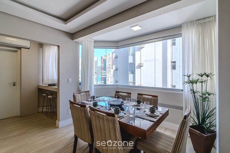 Apartamento a 200m do mar c/ 2 qts BC EBC0603