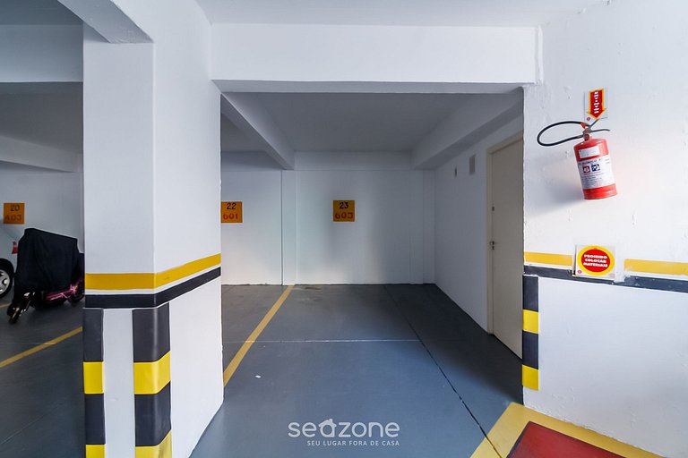 Apto vista mar a 200m do mar c/ 2 qts BC EBC0603