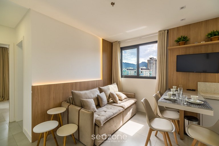 Ap en cond. c/vista al mar a 280m la playa MHF1509