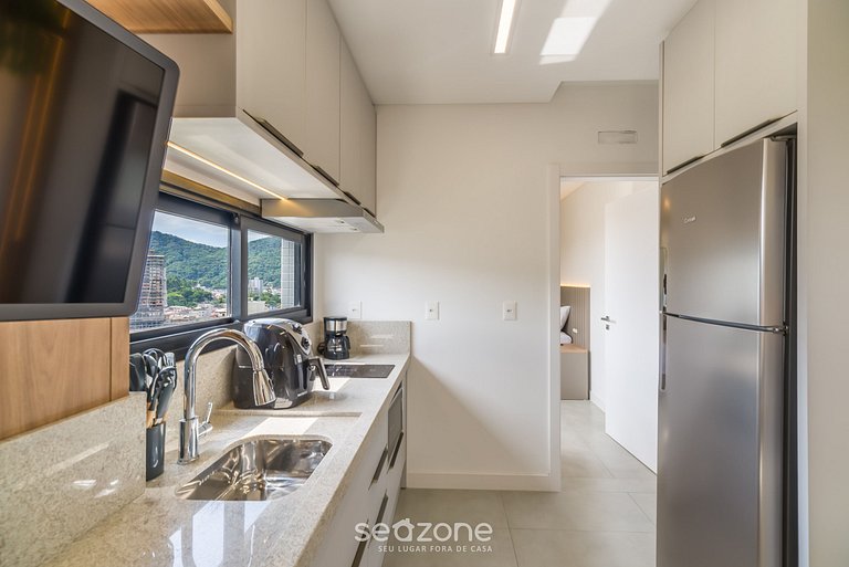 Ap en cond. c/vista al mar a 280m la playa MHF1509