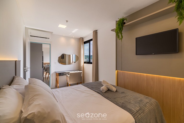 Ap en cond. c/vista al mar a 280m la playa MHF1509