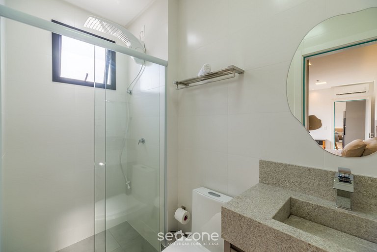 Apto em cond. c/ vista mar a 280m Praia MHF1509