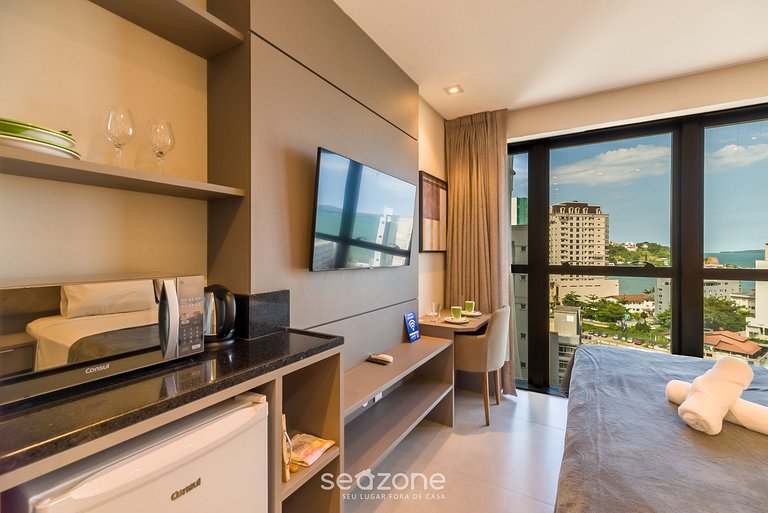 Estudio Vista Mar + Piscina – 280m Playa MHFA0903