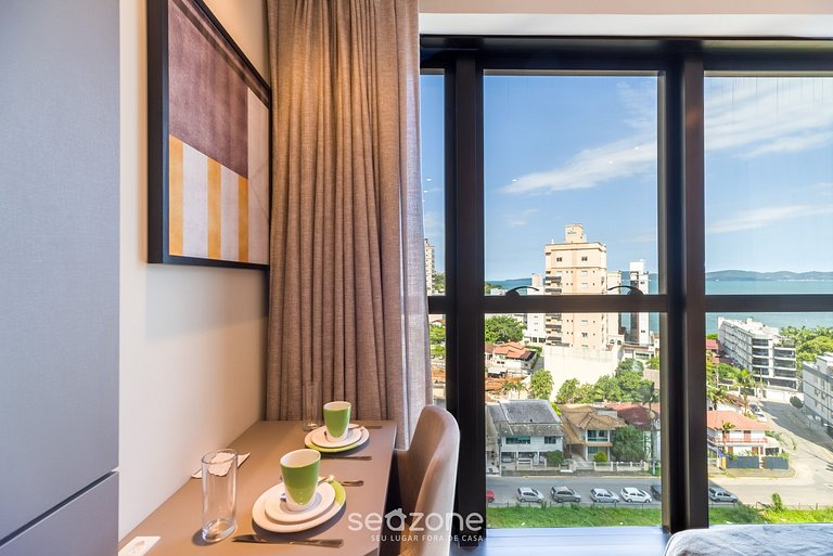 Studio vista mar c/ piscina 280m da Praia MHFA0903